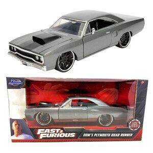 Jada Toys Fast & Furious Dom's Plymouth Road Runner 1:24 Diecast
